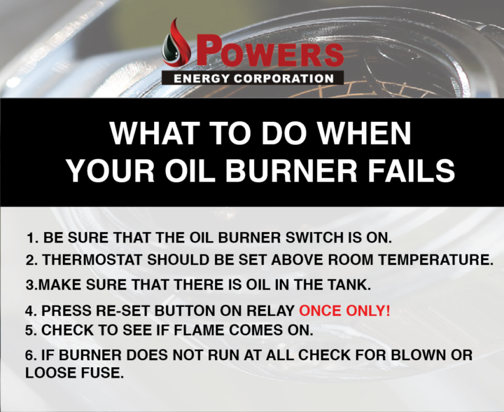 What to Do When Your Oil Burner Fails